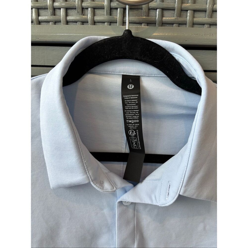 LULULEMON Men’s Commission Long-Sleeve Shirt, Leg $118 C30 - Picture 4 of 12